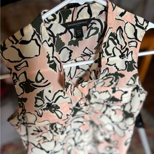 Banana Republic Floral Sleeveless Top XS
